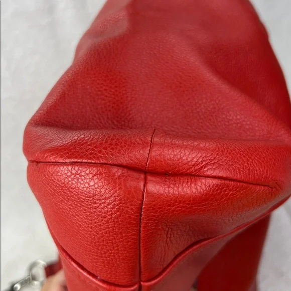 Coach 2014 Red Leather Shoulder Bag - Picture 2 of 10